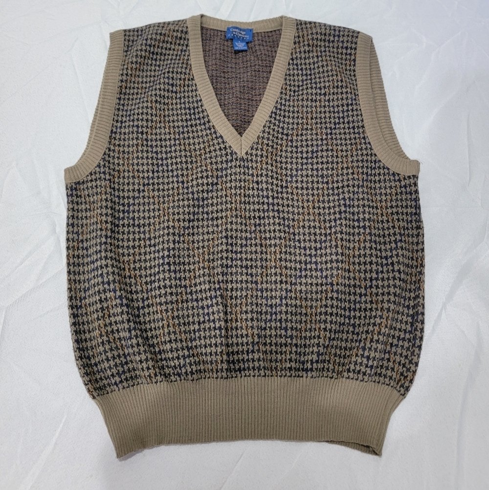 Vintage 90s‎ Cambridge Classics Grandpa Cardigan Sweater Men's L Made in Italy"